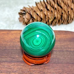 Malachite Sphere Ball Polished Gemstones Healing High Quality Natural Crystal Mineral Energy Reiki Home Decorations Gift