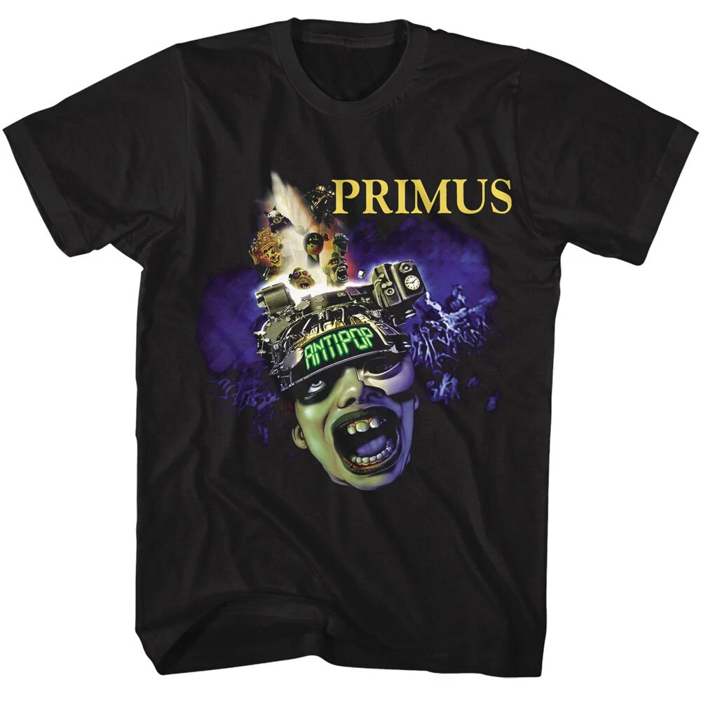 Fit Primus Graphic Cotton Band T-shirt Unisex Summer Short Sleeve Fashion Brand Tee Luxury Casual Vintage Tees