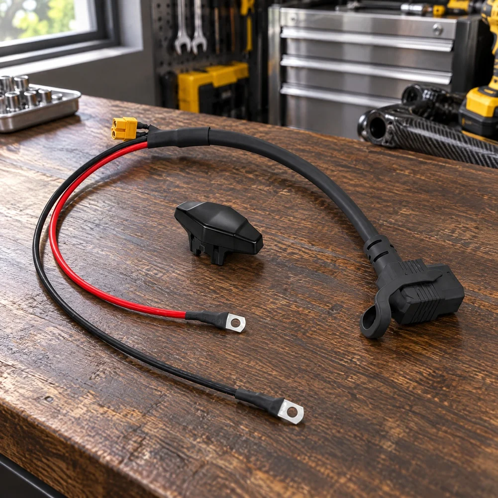 Power Cable And Handbar Protect Guard For Yozma IN10 Electric Dirt Bike Replacement Alloy 6061 Black Wire With Chest Protector