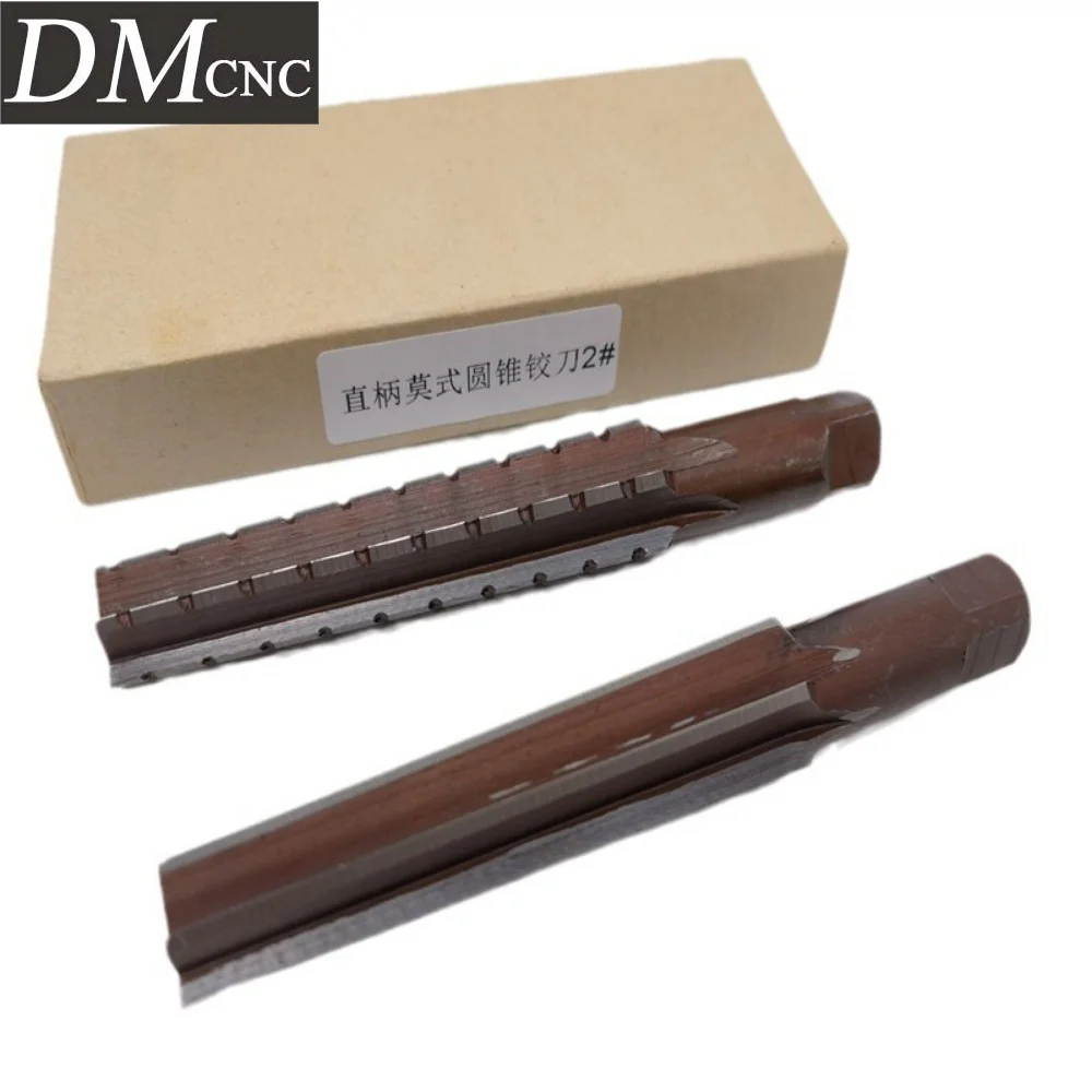 Set Reamer Shank Presisi Tinggi — 2 buah Reamer Shank Lurus (Halus & Kasar) untuk Kayu & Logam