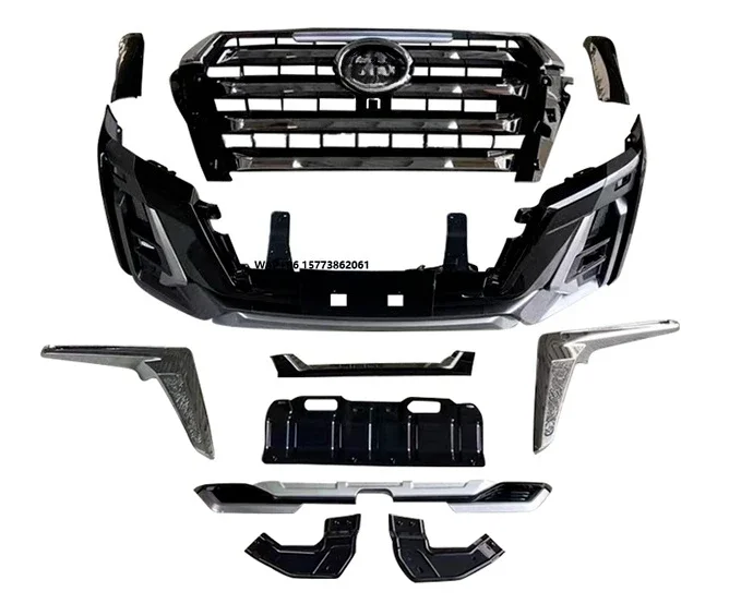 PP Body Kits for 2016 2017 2018 2019 LC200 Front Bumper Facelift