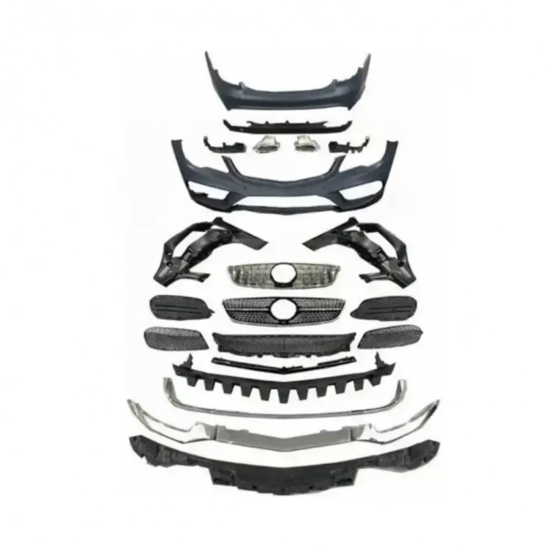 

Популярный высококачественный обвес для купе 2010-2013 годов, обновление до версии 2014-2017 годов, передний и задний бамперы.