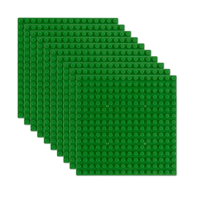 المبيعات المباشرة من الشركة المصنعة لملحقات اللوحة السفلية لبنة بناء الجسيمات الصغيرة ذات الفتحة 16 × 16، وقاعدة للأطفال