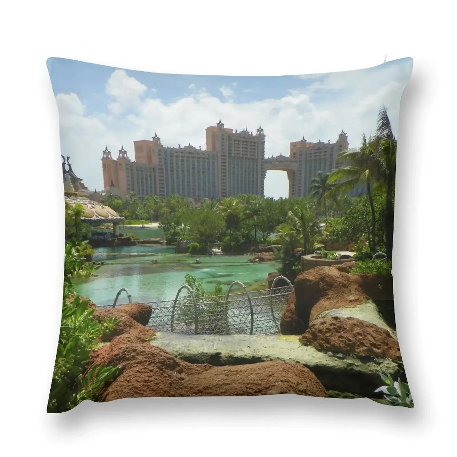 

atlantis in summer Throw Pillow Christmas Pillowcase pillow cover luxury Pillow Cover