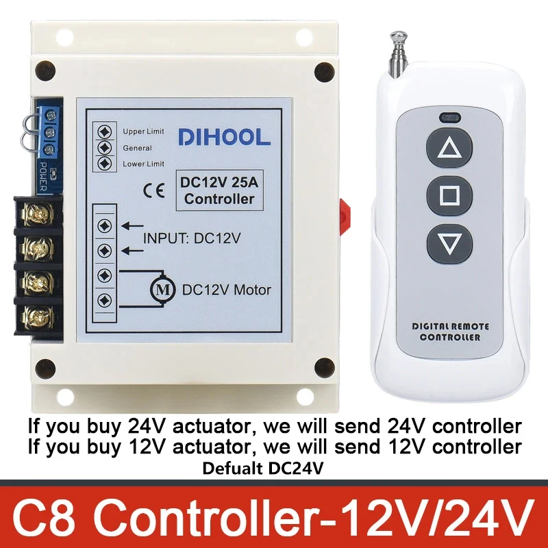 Imagem -05 - Haste Telescópica Resistente do Motor da C.c. 24v para o Sistema de Seguimento Fotovoltaico Atuador Linear Bonde 150 mm 250 mm 350 mm 450 mm Ip66