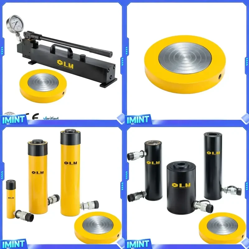 Ultra-Thin 150Mpa Single-Acting Hydraulic Jack Adjustable Steel Pumps 50t Capacity Load Small Pancake RTC Series