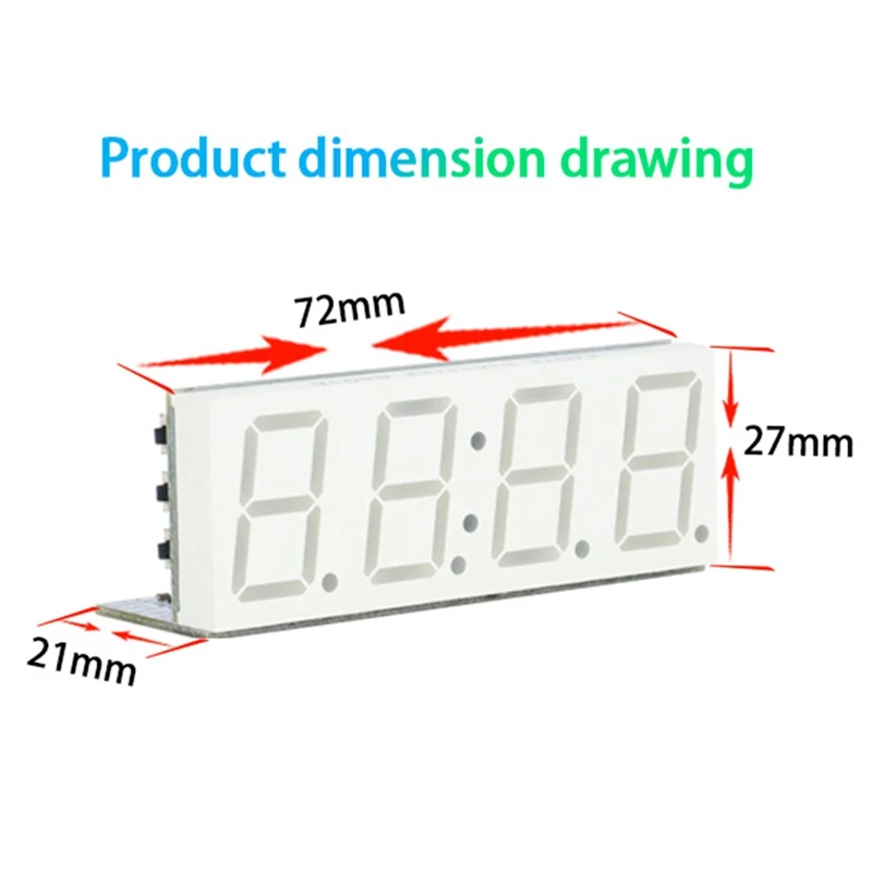 Módulo Relógio Eletrônico Digital, Serviço de Tempo, Relógio Automático, Rede Sem Fio, DIY, WiFi