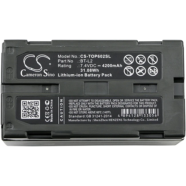 Cameron Sino 4200mAh Battery For Topcon BT-L2 ES Total Station  OS Total Station  ES-602  ES-602G  ES-600G  ES-605G