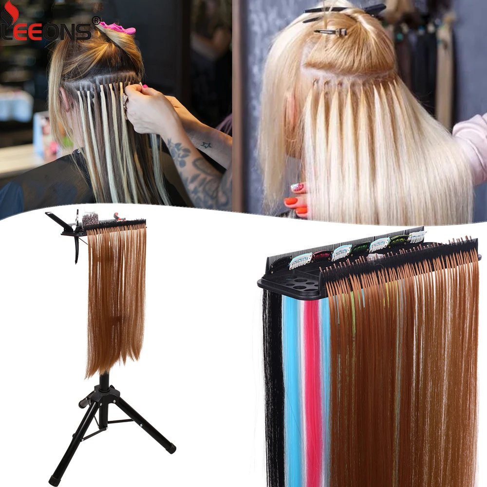 Multifunction Hair Tray For Use Tripod Wig Stand Display Hair Extensions For Washing,Coloring Blow-Drying Tape-In Extension