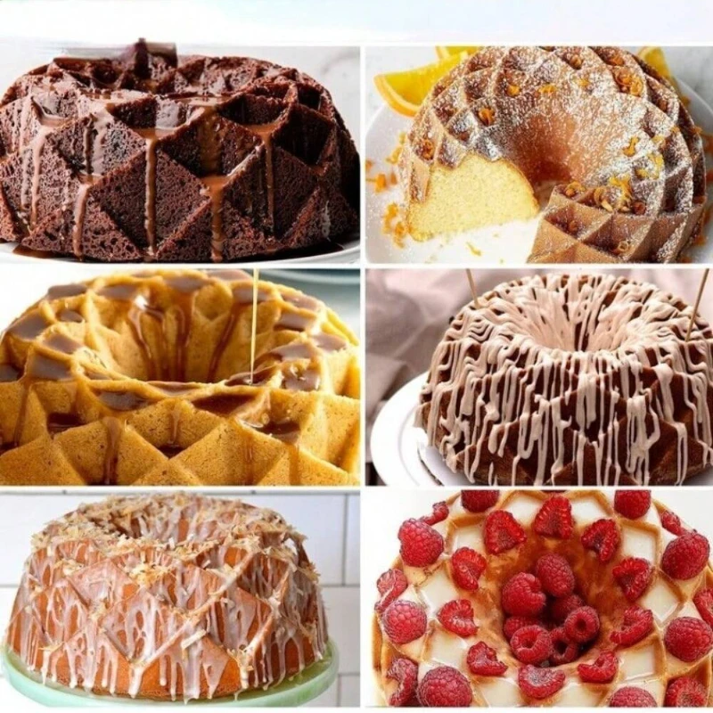 1PC 3D Silicone Cake Mold Set Honeycomb Bird Nest Shape for DIY Baking Nonstick Mousse Toast Bread Muffin Cookies Candy Jelly