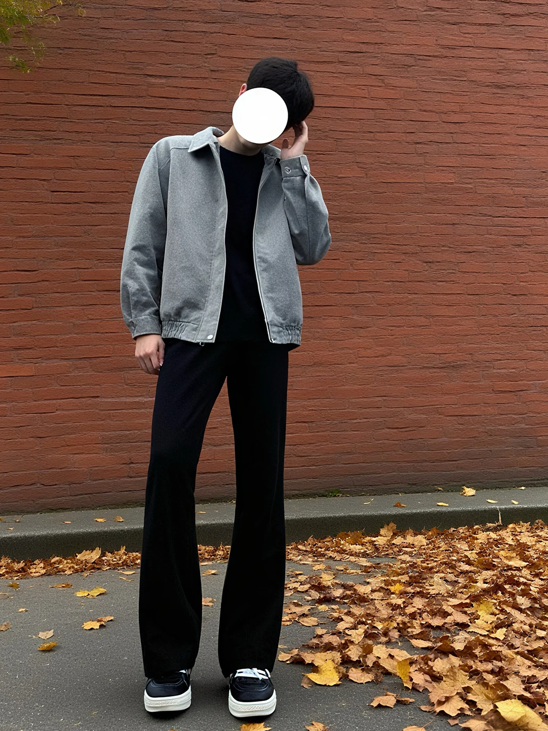 

Cleanfit Black Straight Leg Jeans Men's Autumn American High Street Boys Pants Cool Long Legs Micro Flared Pants