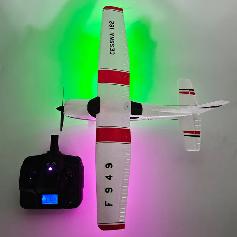 WLtoys 3CH CESSNA F949 LCD جيروسكوب 2.4G RC طائرة ثلاثية الأبعاد/6G الثابتة الجناح لعبة الطائرات في الهواء الطلق الطائرات بدون طيار RTF لعب للأطفال والكبار هدية #2