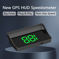 2025 HD Car Head Up Display HUD Windshield Projector GPS System for All Cars Speedometer Auto Electronics Accessories Speed KM/H