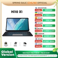 CHUWI 2024 Hi10 X1 2 In 1 Tablet 10.1inch Display Intel N100 Processor LPDDR5 8GB RAM 256GB SSD Windows 11 Tablets PC WiFi6