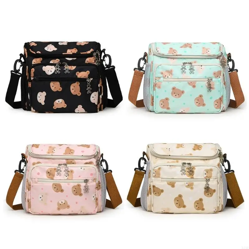 X5XE Multifunction Baby Diaper Bag with Ample Storage Essential Baby Travel Bag Functional Large Diaper Bag for Busy mother