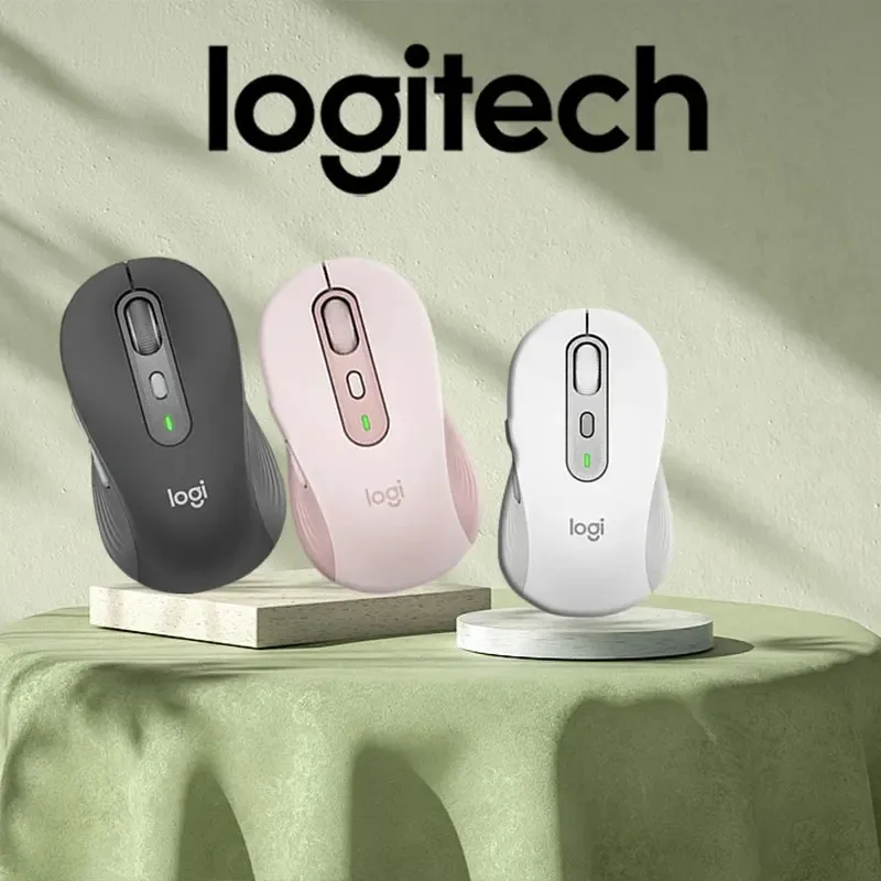 

Оригинальная беспроводная офисная мышь Logitech Signature M750/M350POP/G102, поддержка переключателя до 3 устройств, для Mac/Win