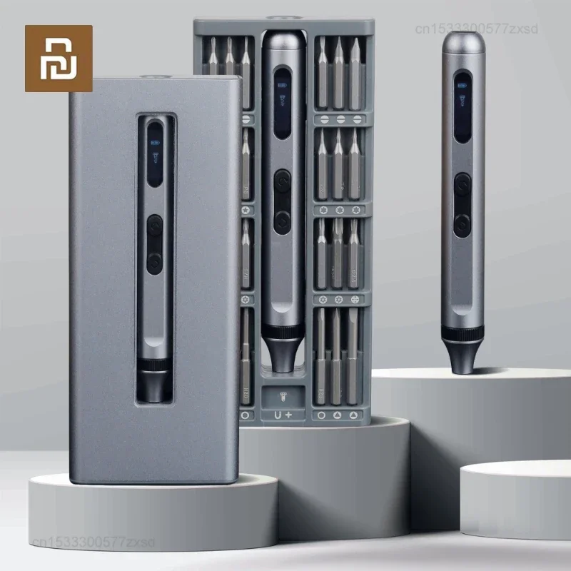 Xiaomi Precision Conjunto de Chave de Fenda Elétrica Silencioso e Durável Carregamento Rápido tipo c Conjunto de Driver Recarregável Mini Chave de Fenda Ferramenta