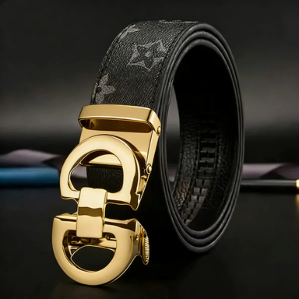 Men Belt Genuine Le…