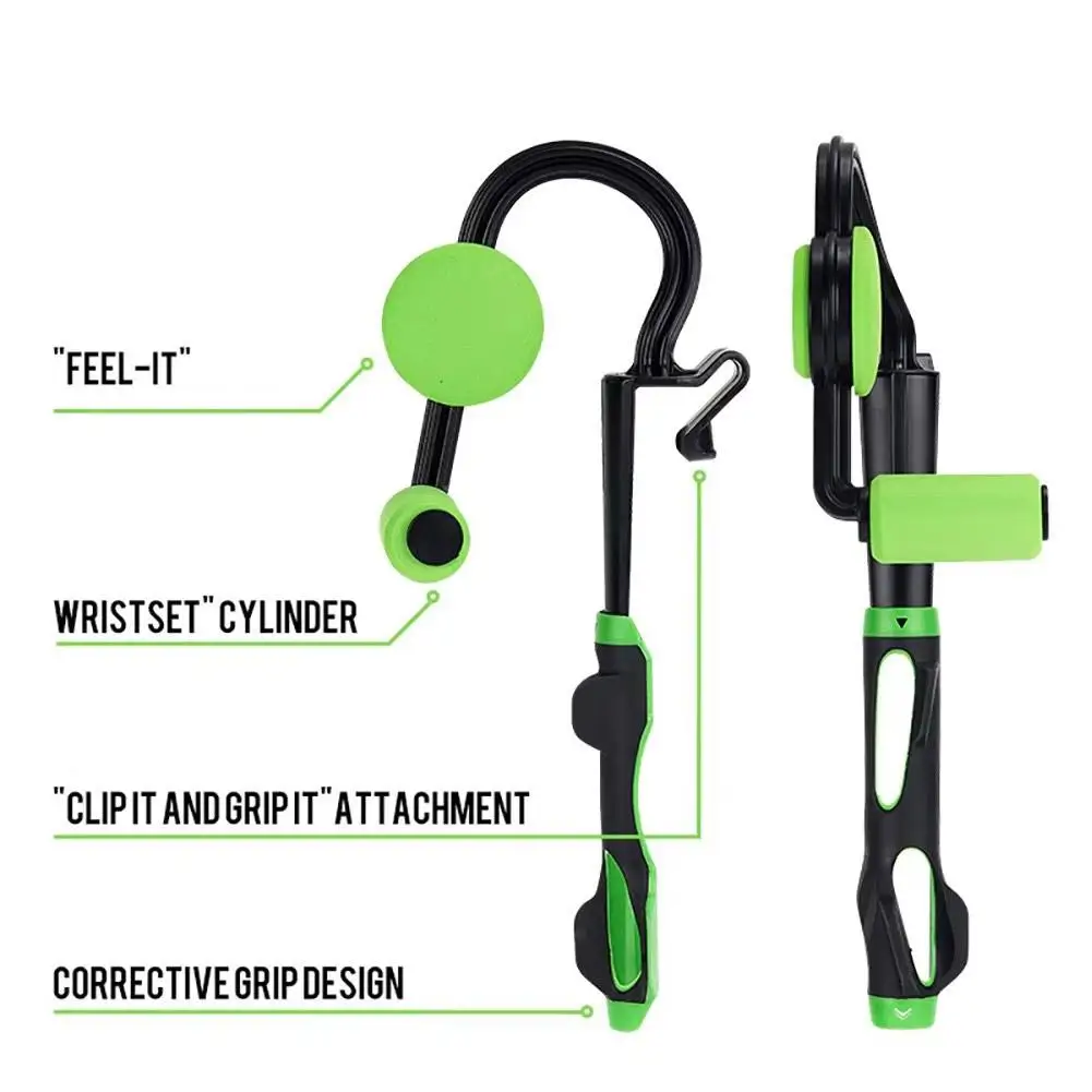 مربع التدريب قبضة الموقف المدرب أداة التحكم جولف سوينغ لحظة يشعر القائمة على ردود الفعل سوينغ أداة مضرب قبضة اليد تصحيح