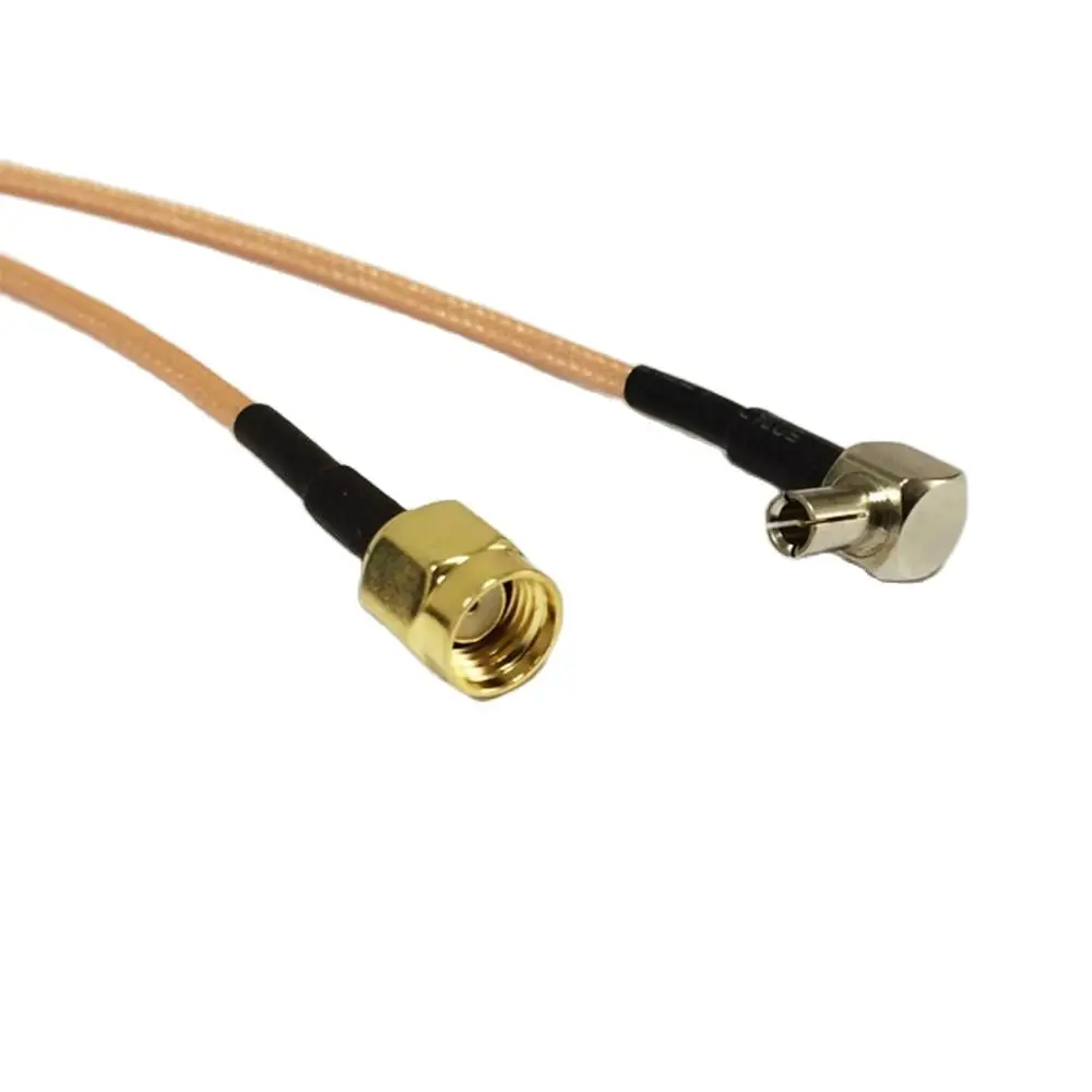 3G Modem Kabel Ts9 Mannelijke Haakse Rp Sma Plug Pigtail Rg316 15Cm/30Cm/50Cm/100Cm Groothandel