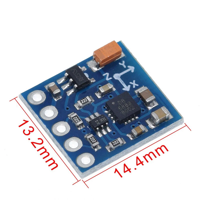 1/2~50/100Pcs GY-271 HMC5883L 3-Axis Magnetic Field Sensor Module Electronic Compass Module IIC Communication Protocol