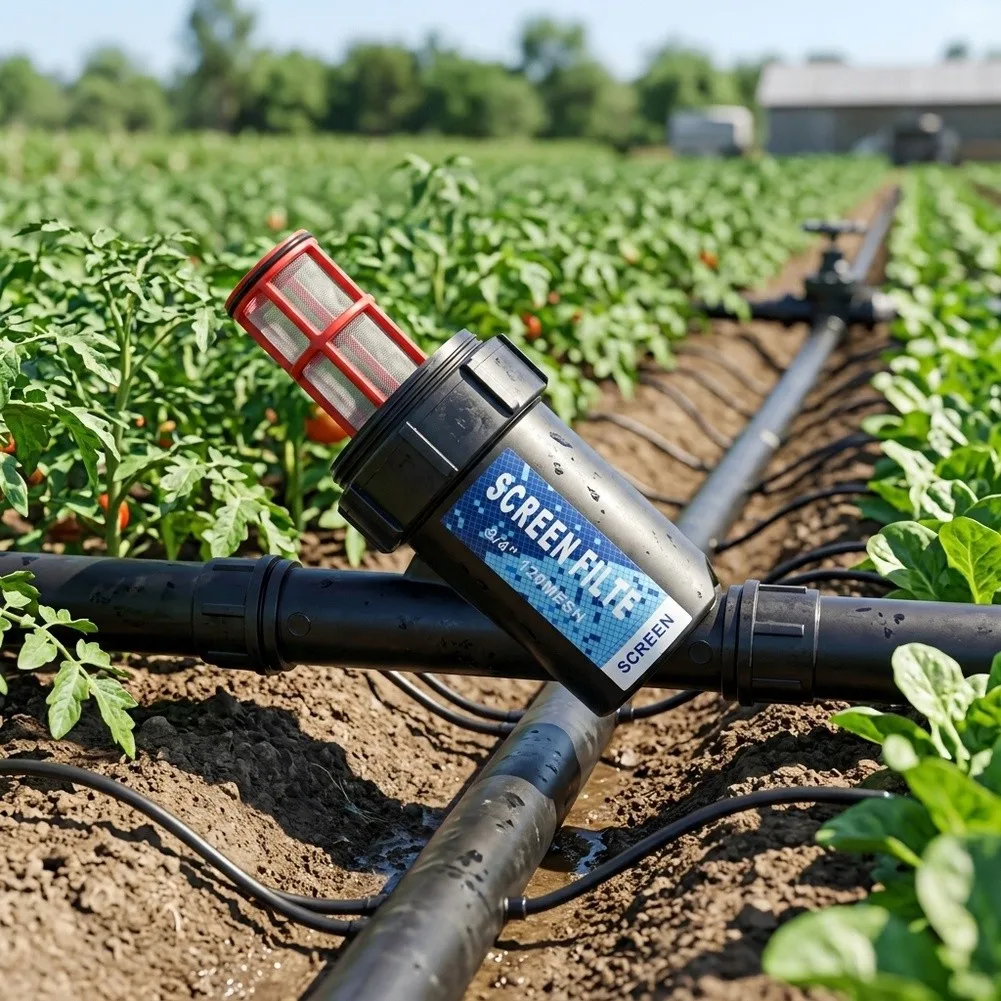 Stainless Steel Mesh Insert Y Filter for Drip Line Protection in Commercial Agriculture and Home Garden Setups