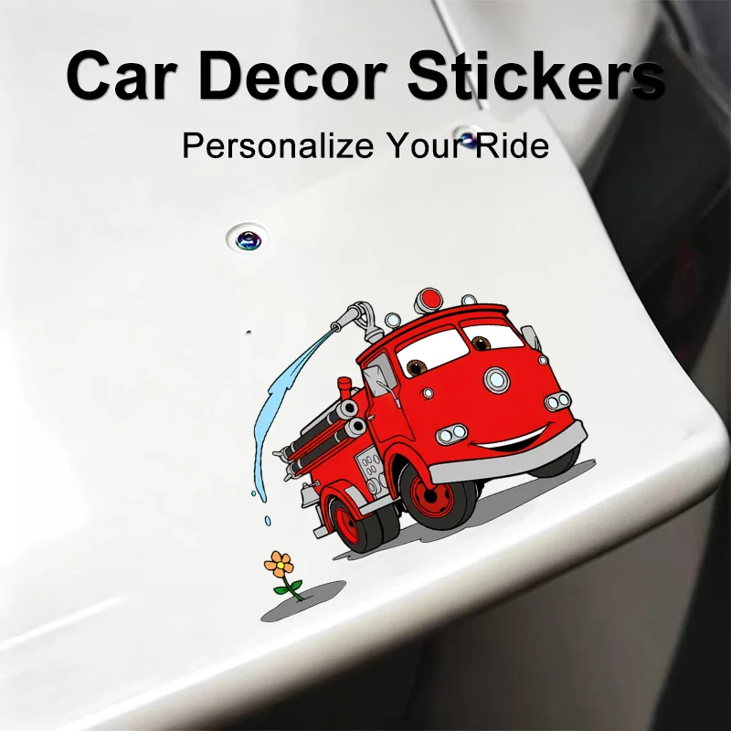 

Disney & Cars Racing Cartoon Car Sticker Sun Proof PVC Decal Creative Design for Car Door Window Luggage Decor Sticker