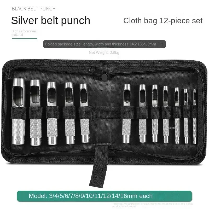 Heißer VerkaufBürtel Stanzen Puncher Leder Leder Waren Manuelle Loch Stanzen Professionelle Gürtel Strap Stanzen Auge Puncher Haushalt