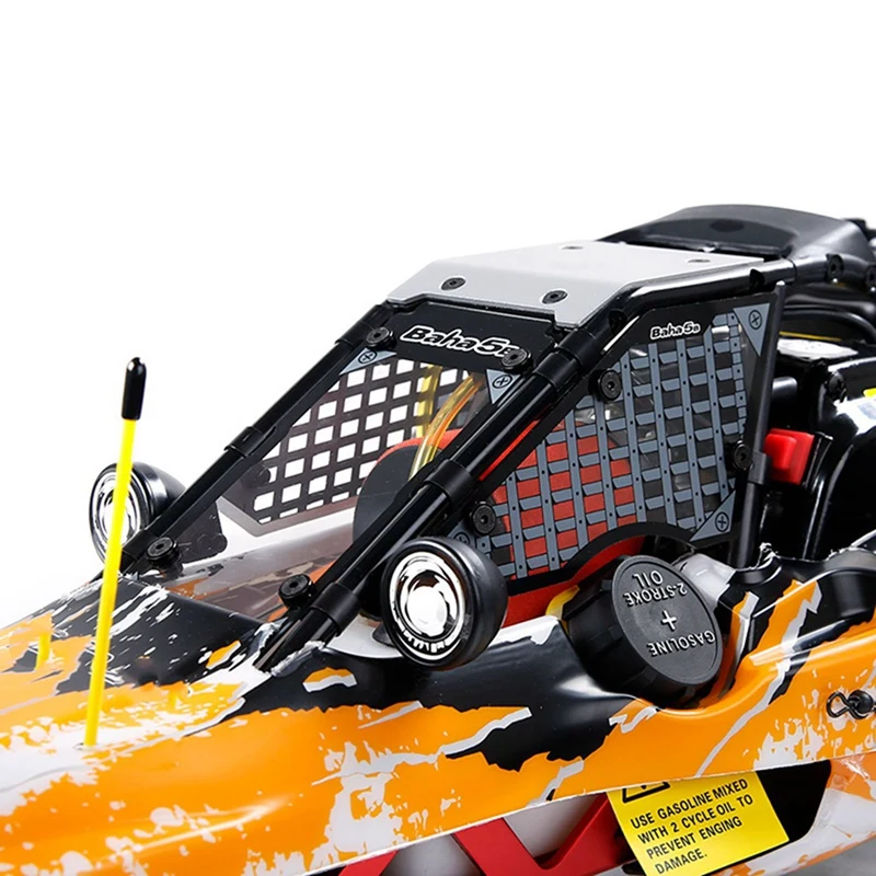 2X 5B Explosion-Proof Car Window (PC Material) Fit For 1/5 HPI ROVAN BAHA ROFUN KM GTB TS BAJA 5B