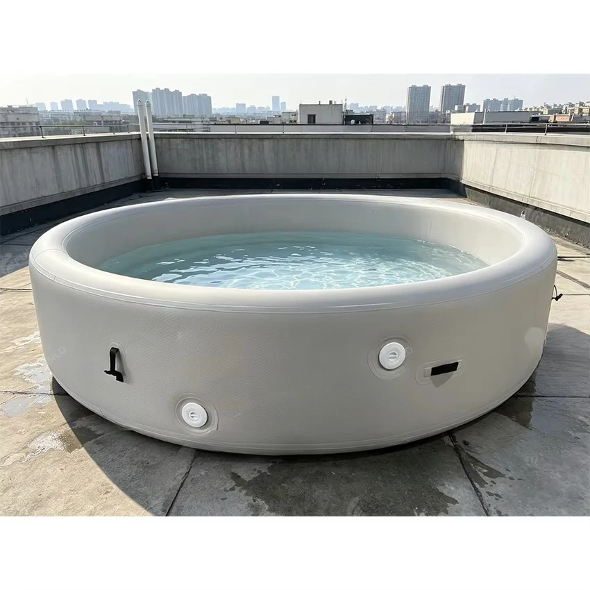 Large Family Inflatable Pool Thickened PVC Durable Outdoor Backyard Inflatable Pool Suitable for Children and Adults