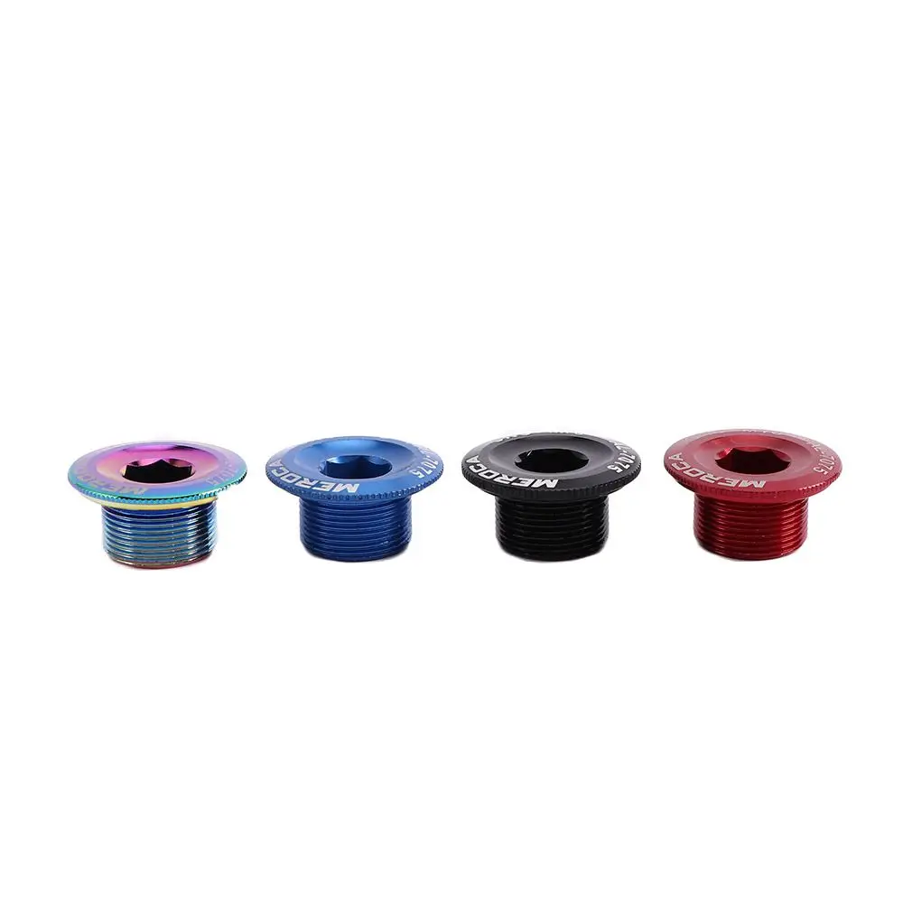 Colorful CNC Bicycle Parts Axis Screws BB bolts Crankset Screws Crank Cover Crank Bolt Cover Cap Crank Arm Fixing Bolt