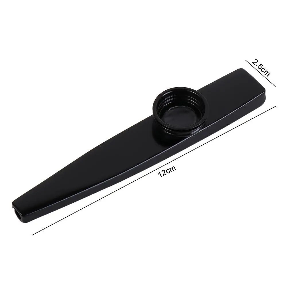 Aluminium Alloy Metal Kazoo Learn Easily Detachable Diaphragm Mouth Kazoos Durable Wear-resistant Musical Instruments Flutes