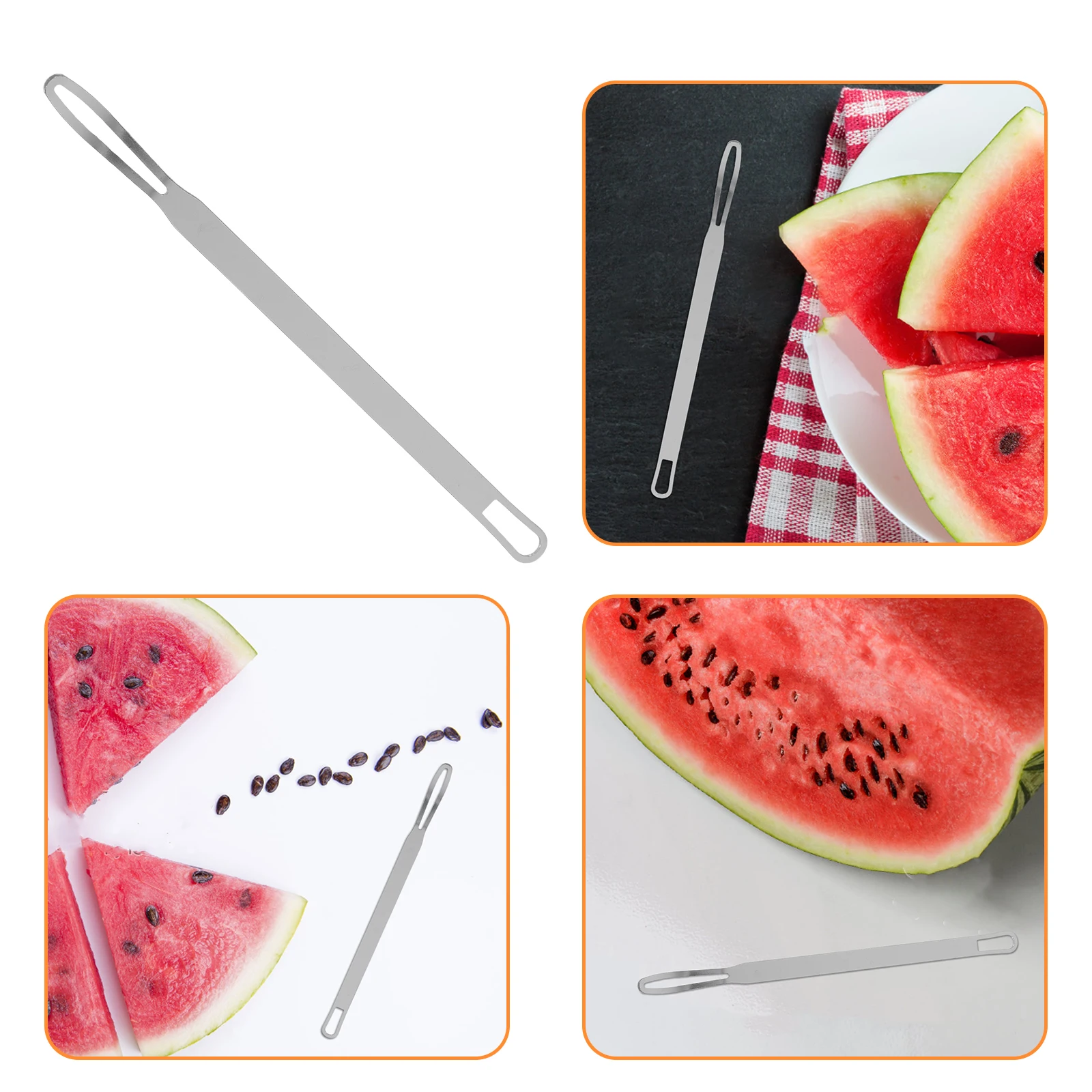 

Watermelon Seed Remover Stainless Steel Pitter Wear Resistant Core Gadget Fruit Tool Safe Reliable Materials Ergonomic Design