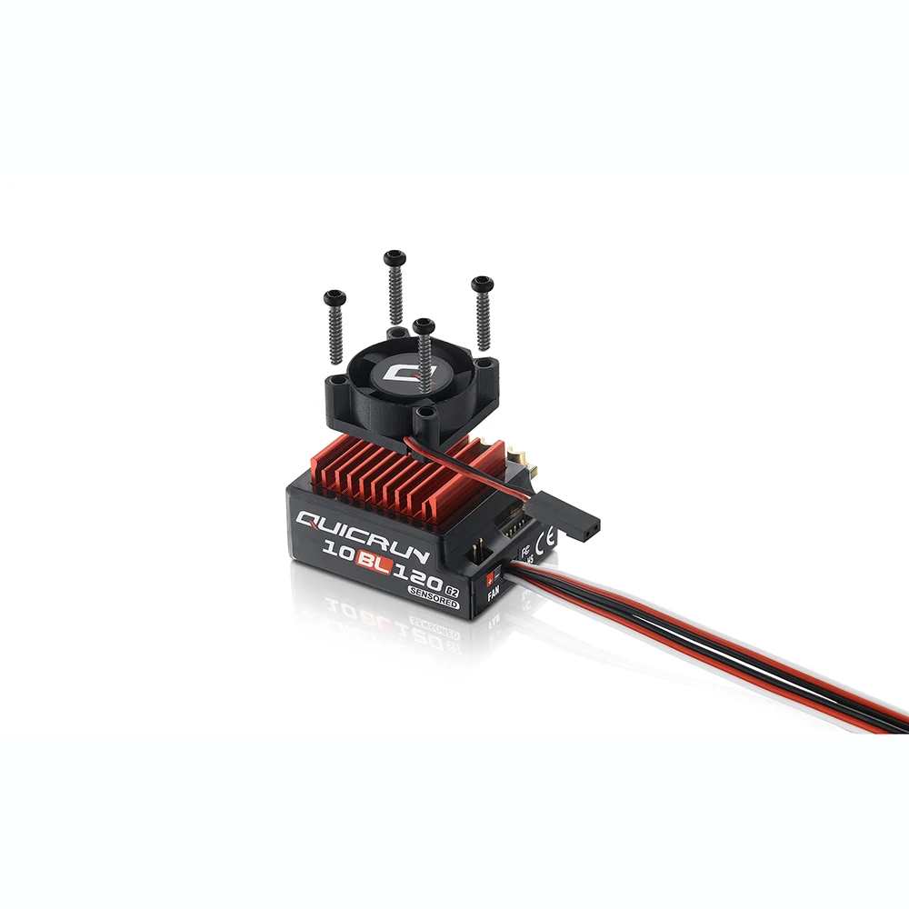 Hobbywing QUICRUN 10BL120 G2 120A Sensory Brushless Governor Suitable for 1/10 RC Remote Control Vehicles