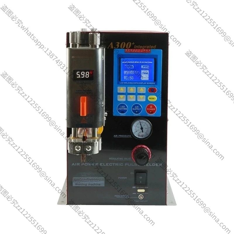 Suitable for Integrated Pneumatic Battery Spot Welding Machine Lithium Battery Pack Large Cell Welding A300 + with Built-in Air