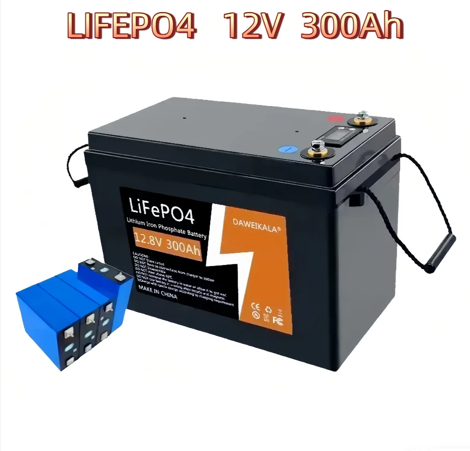 

LiFePO4/12 В 300 Ач аккумулятор/4000 циклов/используется для 12,8 В автофургонов/кемперов/гольф-каров/внедорожных внедорожных автономных солнечных батарей/ветровых энергии