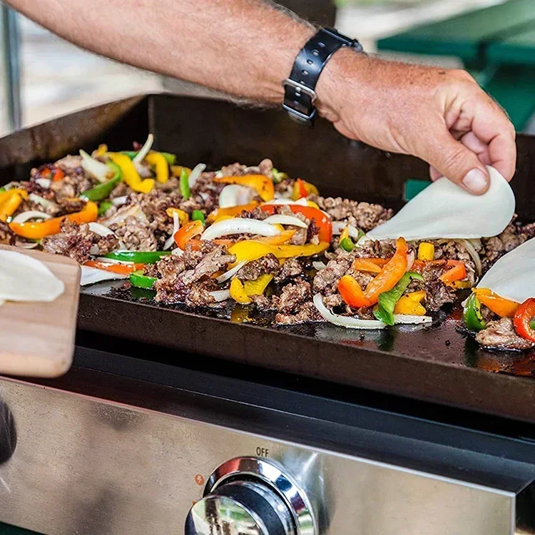 Maßgefertigter 2-Brenner Propan-Gas Tischgrill, Tragbarer Outdoor-Garten-Grill