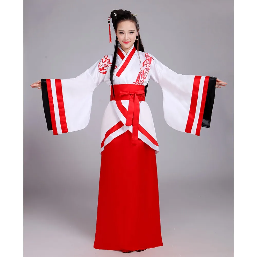 코스프레 공연 의상 댄스복 파티 무대 소녀 의류 민족 스타일 빈티지 한복 여성 의류 중국 드레스