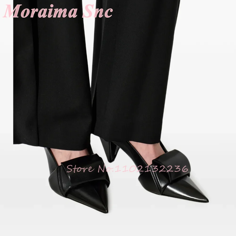 Oversized Fold Front Decoratio - Formal Women Daily Wear Slippers ulasan dan harga