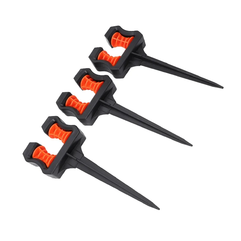 3Pcs Garden Hose Guide Spike 10.24in ABS Water Pipe Positioning Holder Roller for Outdoor Garden Lawns Landscape Watering view 5