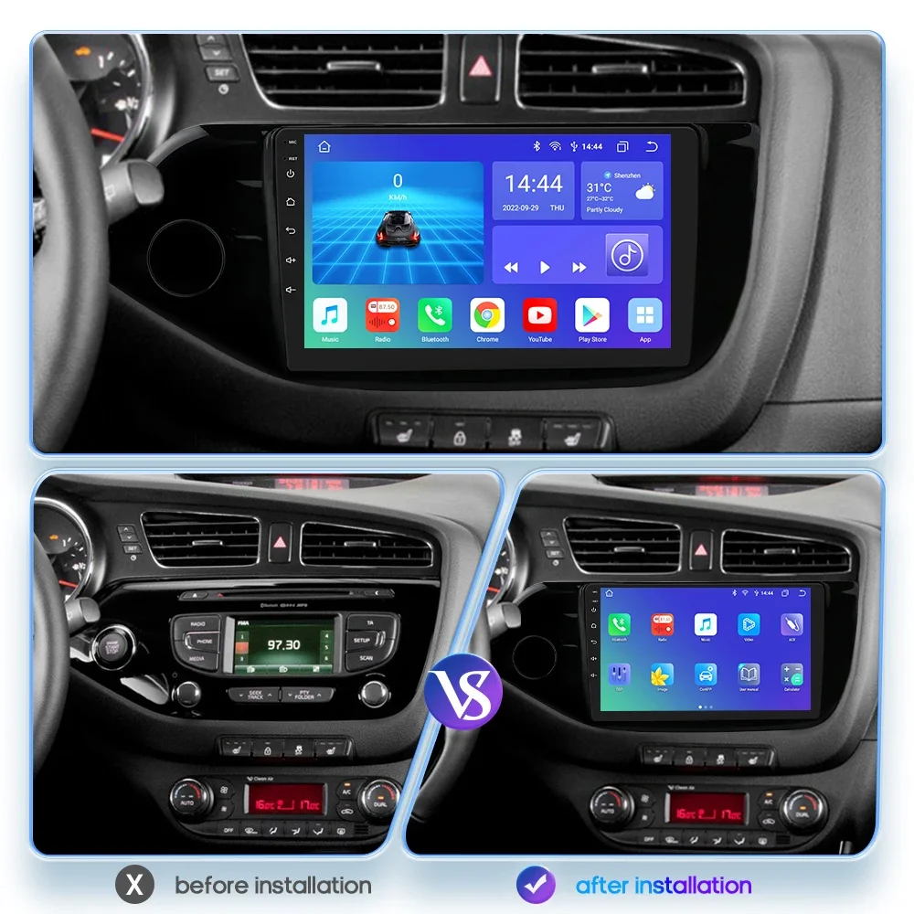 8G+128GB 2din Android Car Radio for KIA Cee\'d CEED JD 2012 2013 2014 2015 2016 Multimedia Video 4G Carplay RDS DSP GPS Navigaion