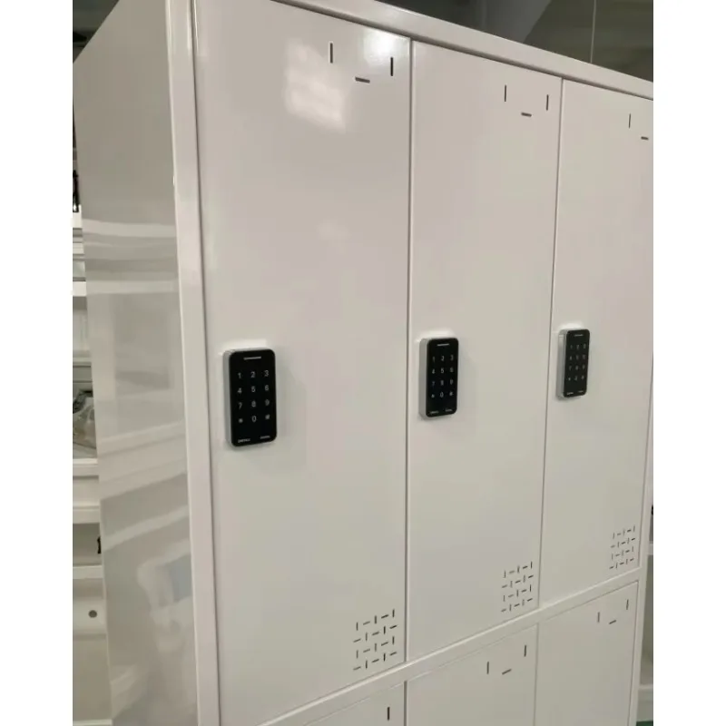 

Laboratory Office Storage Cabinet White Color with Locker Office Furniture