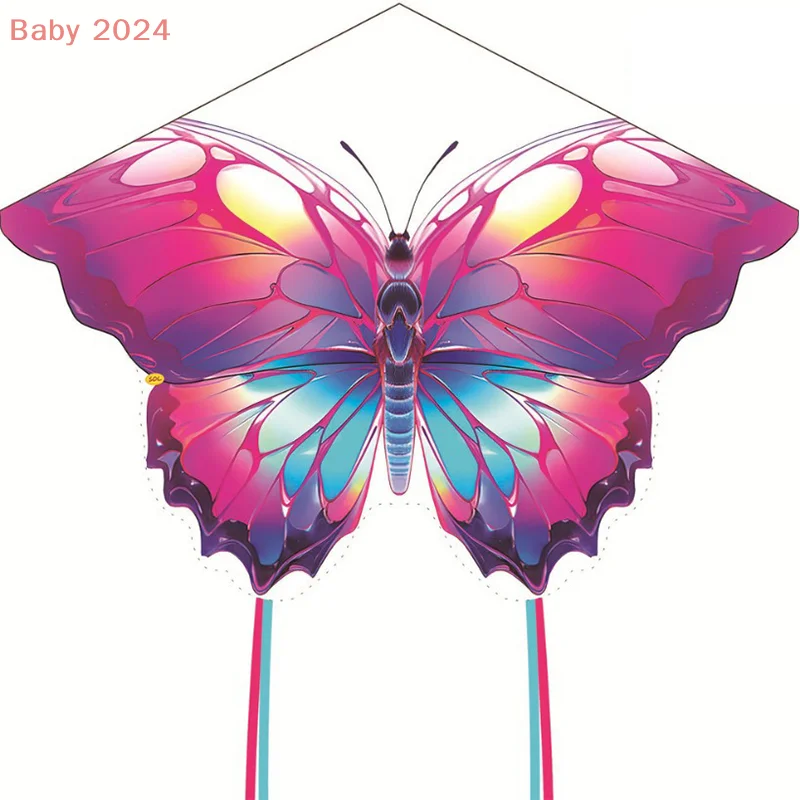 1.4m Colorful Butterfly Kite Flying Toy For Children Kids Professional Wind Sports Leisure Outdoor Activity