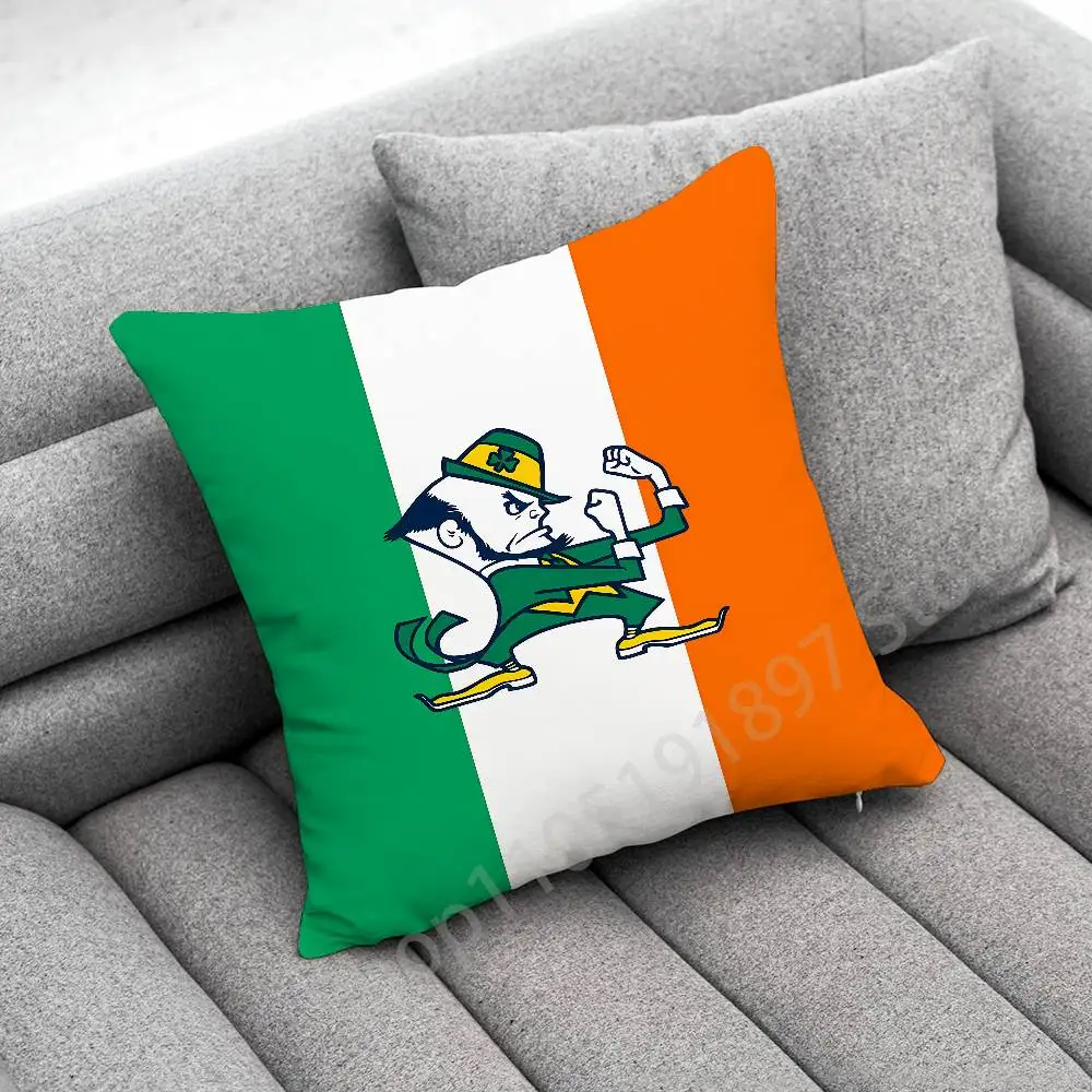 Ireland Flag Irish Harp Erin Go Bragh Throw Pillow Case For 50cm 40cm 55cm 45*45cm 30cm Square Bedroom Pillowcase Cover