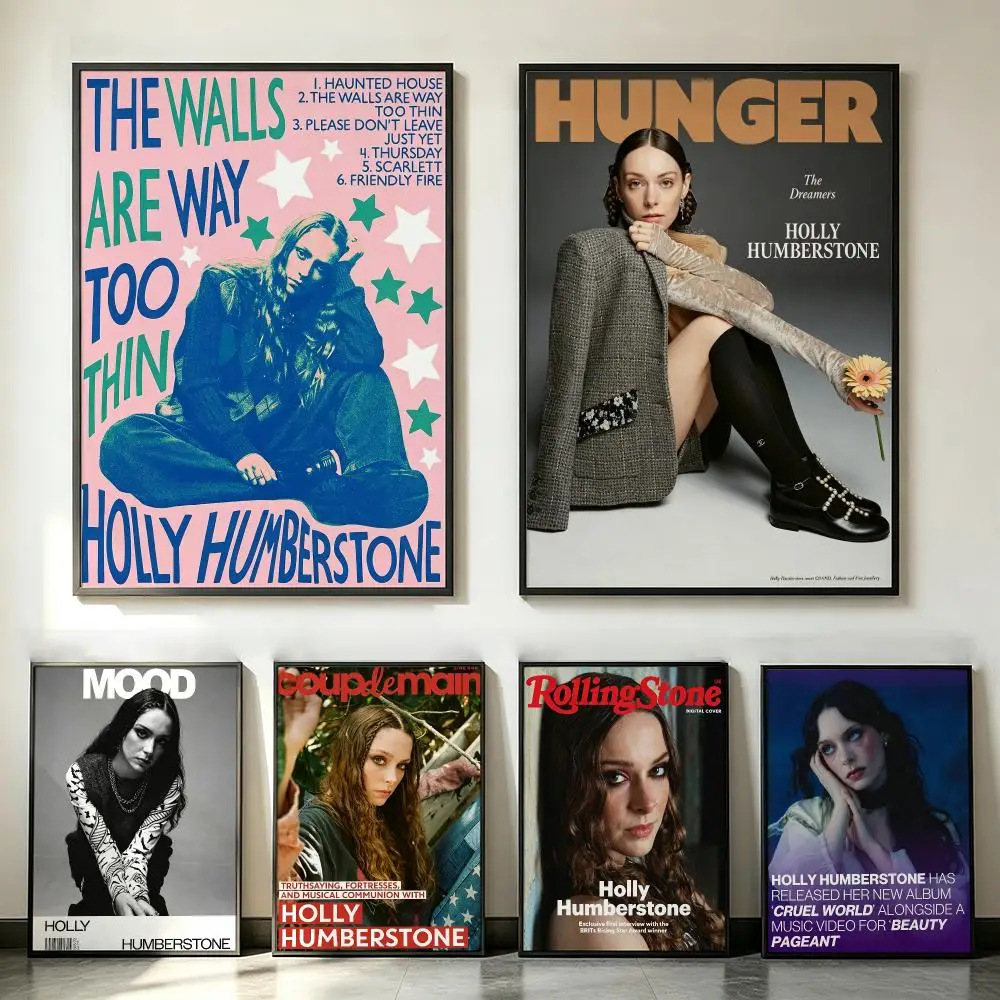 music Holly Humberstone Poster Poster HD Trendy SelfAdhesive Wall Art Print For Living Room Bedroom Dorm Office Home Gift