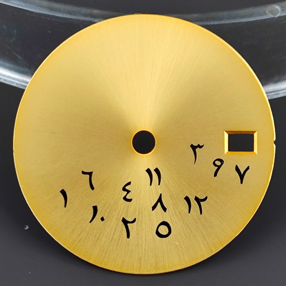 Customizable LOGO Non luminous Arabic 28.5mm dial NH35 dial suitable for NH34/NH35/NH36 movements watch dial watch accessories