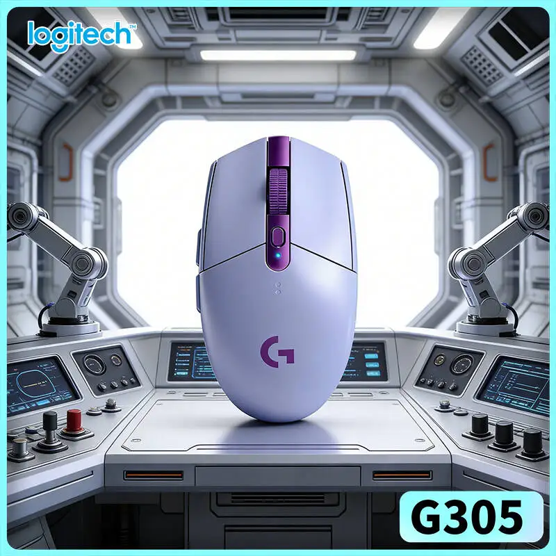 

Gaming Mouse Logitech G305 LIGHTSPEED Wireless, 12000 DPI HERO Sensor, 6 Custom Buttons, 250hr Battery, 99g, PC Mac Gamers