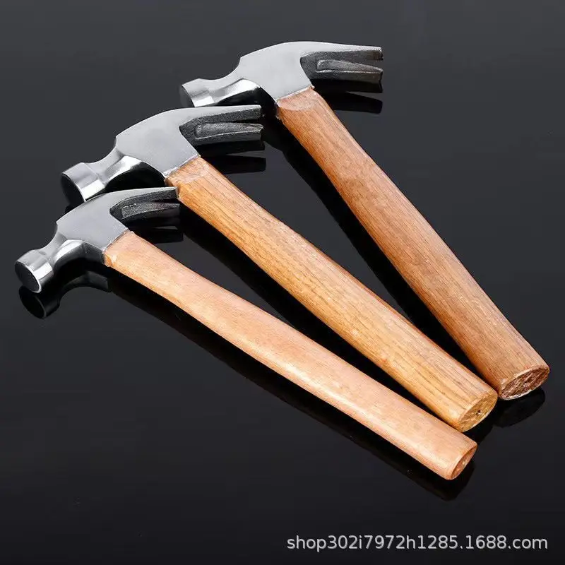 Martillo de cuerno de oveja de acero rico en carbono para carpintería en sitio de construcción doméstica