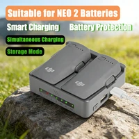 Para DJI NEO 2 concentrador de carga bidireccional cargador de batería para Dron banco de energía Butler carga 2 baterías para DJI NEO 2 accesorio para Dron