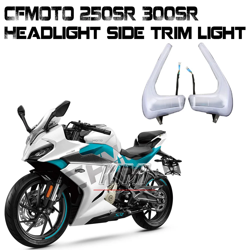 

For CFMOTO 250SR 20-22 Left and Right Front Position Lights Headlights Side Trim Lights Day Running Lights Headlight Accessories